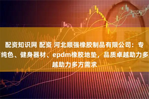 配资知识网 配资 河北顺强橡胶制品有限公司:专业生产纯色、健身器材、epdm橡胶地垫,品质卓越助力多方需求